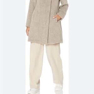 Kenneth Cole Taupe Wool Blend Coat